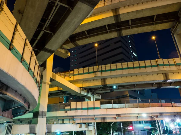 Junction en Japón Vista nocturna — Foto de Stock