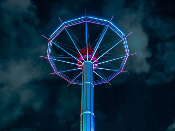 Amusement park in Japan Night view — Stock Photo, Image