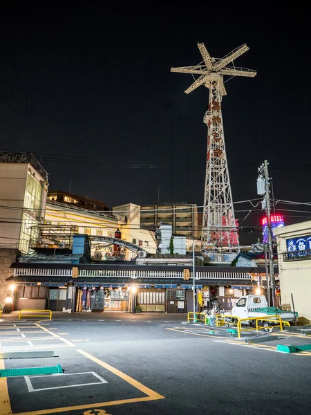 Nöjesparken i Japan natt se — Stockfoto