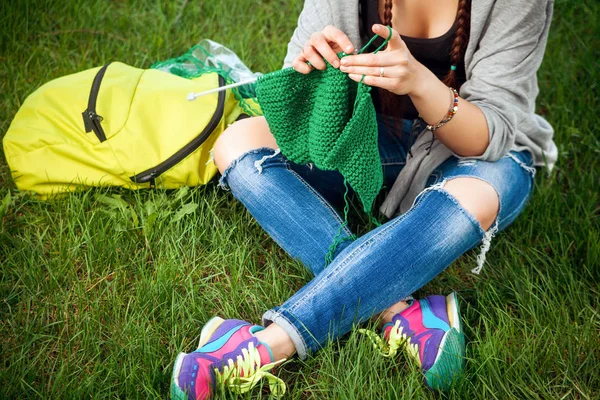  kadın kazak dokuma kumaşlar