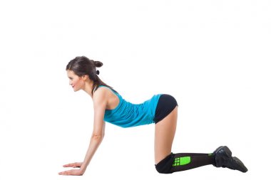 kadın yoga poz ayakta 