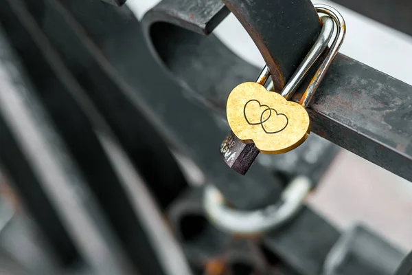 Close up heart locks — Stock Photo, Image