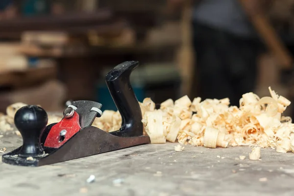 Ack plano está en una mesa de madera — Foto de Stock