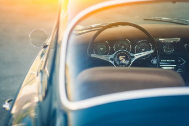 Novosibirsk, Rusya - 16 Haziran 2017: Porsche 356