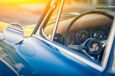 Novosibirsk, Rusya - 16 Haziran 2017: Porsche 356