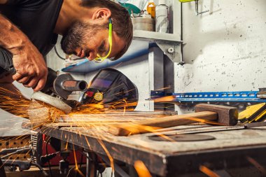  Kaynakçı biler metal açılı taşlama Atölyesi
