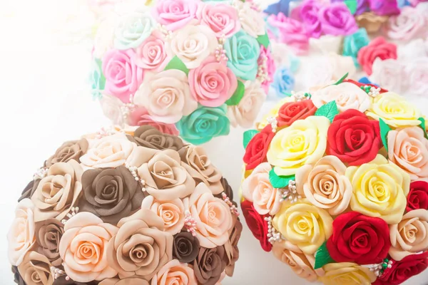 köpük yapay çiçek gül 