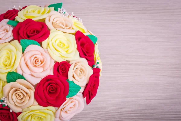 köpük yapay çiçek gül 