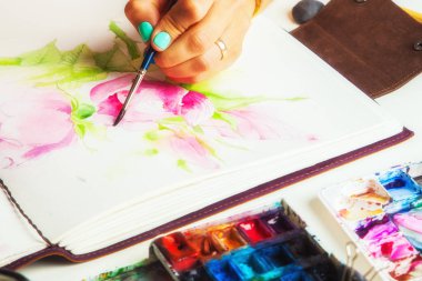 Sanatçı berabere suluboya 