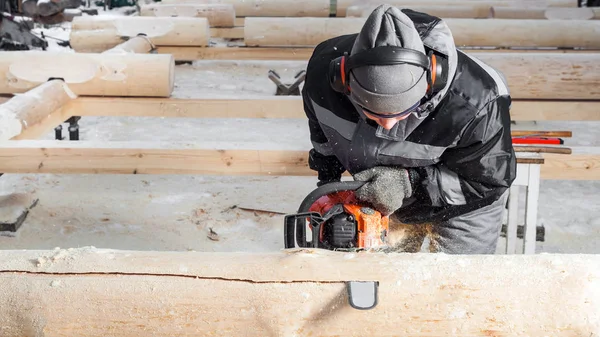 Holzfällerarbeit — Stockfoto