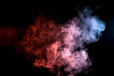 Arka plandan vape duman