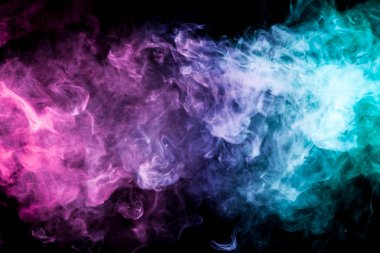 Arka plandan vape duman