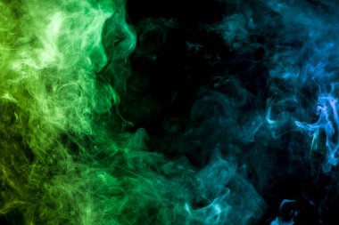 Arka plandan vape duman