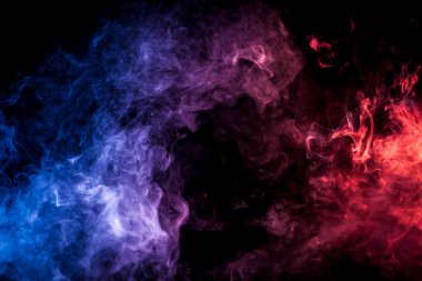 Arka plandan vape duman