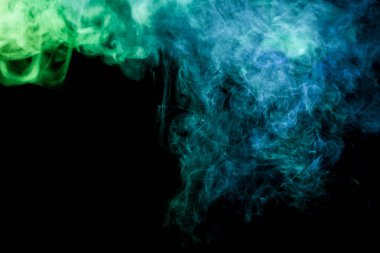 Arka plandan vape duman