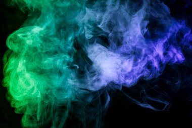 Arka plandan vape duman