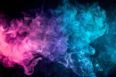 Arka plandan vape duman