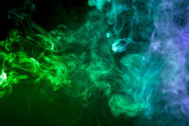 Arka plandan vape duman