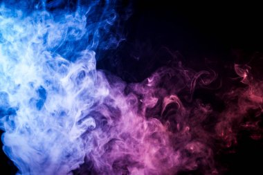 Arka plandan vape duman