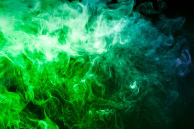 Arka plandan vape duman