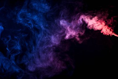 Arka plandan vape duman