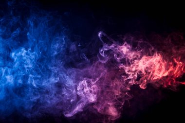 Arka plandan vape duman