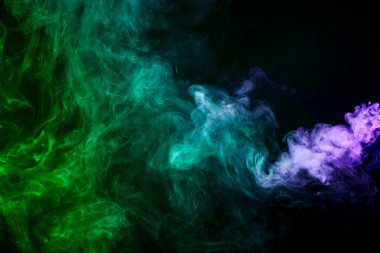 Arka plandan vape duman