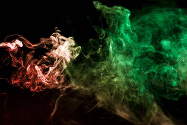 Arka plandan vape duman