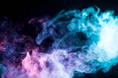 Arka plandan vape duman