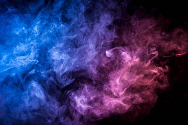 Arka plandan vape duman