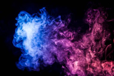 Arka plandan vape duman