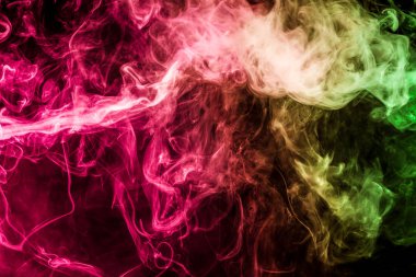 Arka plandan vape duman