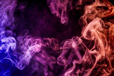 Arka plandan vape duman