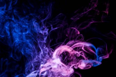 Arka plandan vape duman