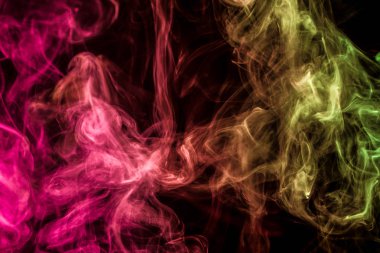 Arka plandan vape duman