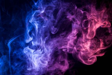 Arka plandan vape duman
