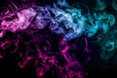 Arka plandan vape duman