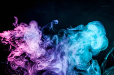 Arka plandan vape duman