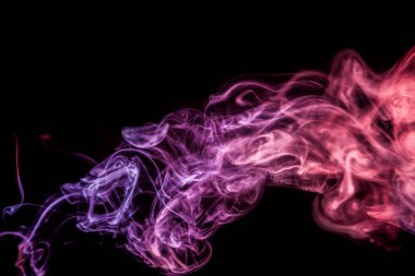 Arka plandan vape duman