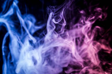 Arka plandan vape duman