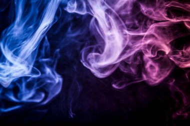 Arka plandan vape duman