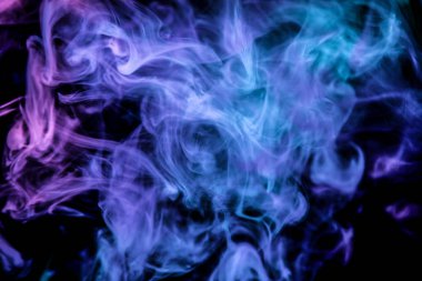 Arka plandan vape duman