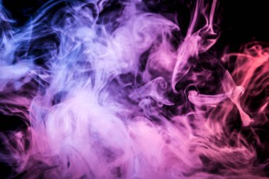 Arka plandan vape duman