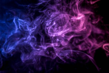 Arka plandan vape duman