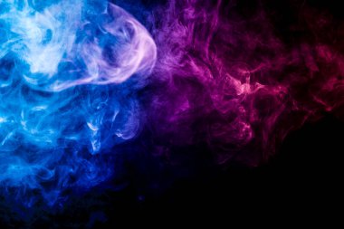 Arka plandan vape duman