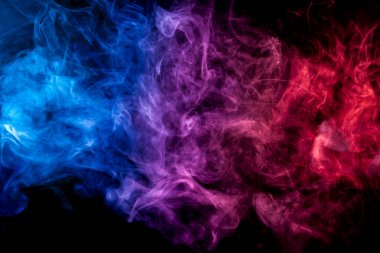 Arka plandan vape duman