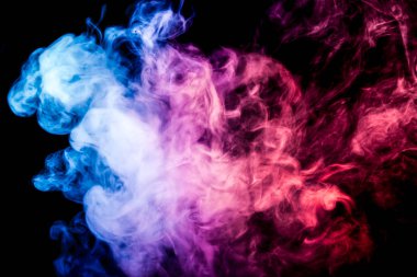 Arka plandan vape duman