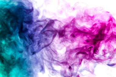 Arka plandan vape duman