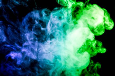 Arka plandan vape duman