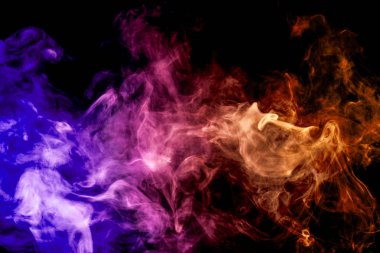 Arka plandan vape duman